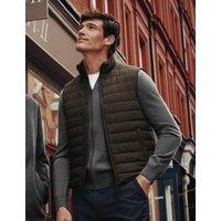 Charles Tyrwhitt Quilted Textured Gilet Chocolate