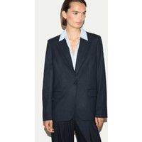 Jigsaw Single Breasted Tailored Blazer Navy