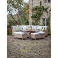 Bramblecrest Patagonia Rattan Square Lounge Set Oatmeal