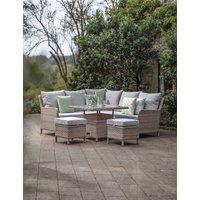 Bramblecrest Patagonia Rattan Square Lounge Set Oatmeal