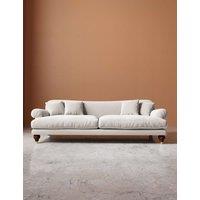Swoon Willows Crushed Velvet 3 Seater Sofa Cream
