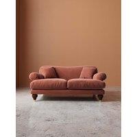 Swoon Willows Easy Velvet 2 Seater Sofa Brown