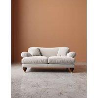Swoon Willows Crushed Velvet 2 Seater Sofa Cream