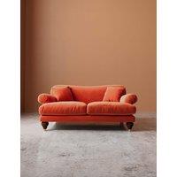 Swoon Willows Easy Velvet 2 Seater Sofa Orange