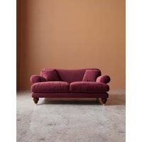 Swoon Willows Easy Velvet 2 Seater Sofa Burgundy