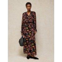White Stuff Eleanor Poet Maxi A-Line Skirt Black Mix
