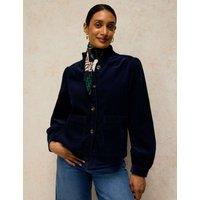 White Stuff Cotton Cord Jacket Dark Navy