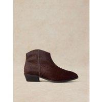 White Stuff Mae Hair On Ankle Boots Brown