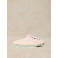 White Stuff Slipper Boots Natural Mix