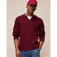 White Stuff Selby Wool Rich Polo Neck Jumper Red