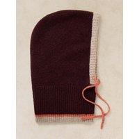 White Stuff Emma Knitted Hood Purple Mix
