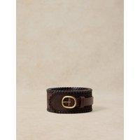 White Stuff Leather Cinch Waist Belt Brown