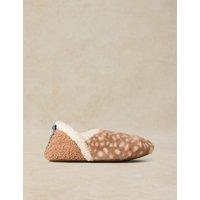 White Stuff Reya Faux Fur Slippers Tan