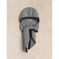 White Stuff Hooded Knitted Scarf Grey Mix