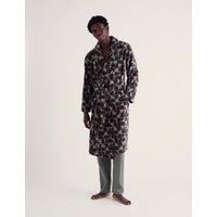Seasalt Cornwall Printed Dressing Gown Burgundy Mix
