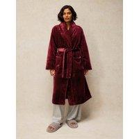 White Stuff Cosy Dressing Gown Plum