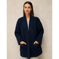 White Stuff Short Robe Dark Navy