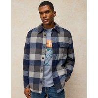 White Stuff Hetton Check Borg Lined Overshirt Multi
