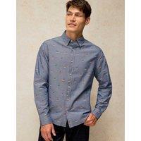 White Stuff Pure Cotton Bruton Oxford Shirt Navy