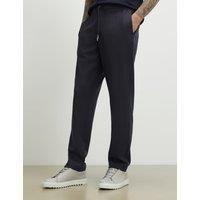 River Island Elasticated Waist Slim Fit Joggers Navy