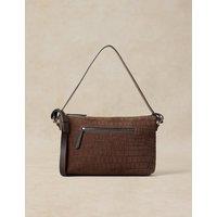 White Stuff Leather Cross Body Bag Brown