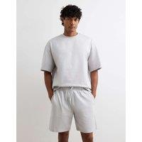 River Island 2 Pack Pure Cotton T-Shirt and Short Set Grey
