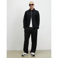 River Island Loose Fit Lightweight Trousers Black