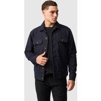 Rodd & Gunn Greenbay Pure Cotton Padded Trucker Jacket Navy
