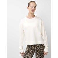 Sweaty Betty After Class Crop Sweatshirt Soft White