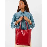 ACCESSORIZE Faux Leather Tote Bag Red
