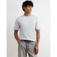 River Island Slim Fit Cotton T-Shirt Grey