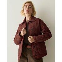 Regatta Quilted Collared Jacket Burgundy