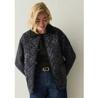 Regatta Quilted Collared Jacket Grey Mix