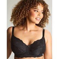 Panache Rocha Lace Non Wired Full Cup Bra (D-J) Black