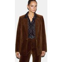 Jigsaw Cord Tailored Blazer Medium Brown