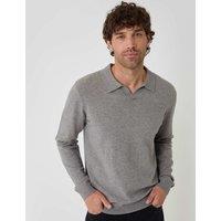 Threadbare Supersoft Trophy Neck Sweatshirt Grey Marl