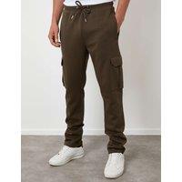 Threadbare Cotton Rich Cargo Joggers Khaki