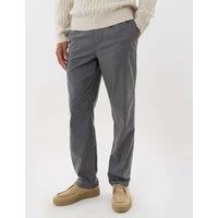 Threadbare Straight Fit Drawcord Trousers Charcoal