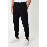 Threadbare Regular Fit Cotton Rich Joggers Black