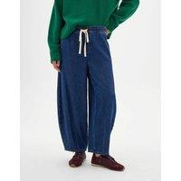 HUSH Supersoft Mid Rise Barrel Leg Jeans Blue