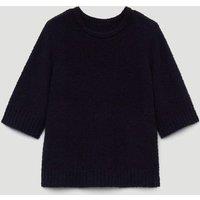 HUSH Eliza Supersoft Short Sleeve Pyjama Top Navy