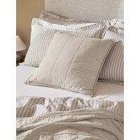 YARD Hebden Quilted Cotton Cushion Natural