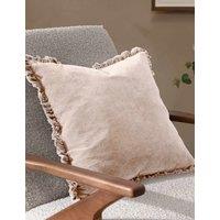 YARD Bertie Cotton Velvet Cushion Light Cream