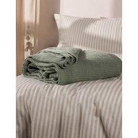 YARD Pure Cotton Muslin Throw Green