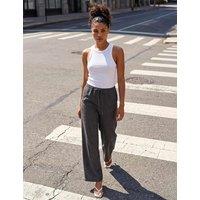 Roman Petite Pull On Trousers Dark Grey