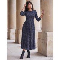 Roman Printed Midi Dress Grey Mix