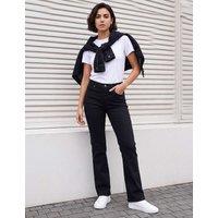 Roman Mid Rise Bootcut Jeans Black Mix