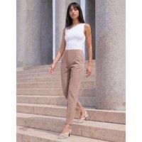 Roman Petite Twill Trousers with Stretch Stone