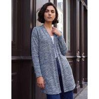 Roman Rayon Blend Longline Cardigan Grey Mix