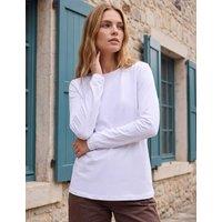 Roman Cotton Rich Top White